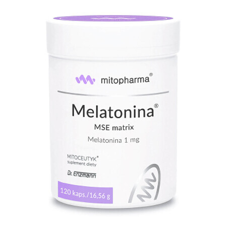 Mito-Pharma Melatonina MSE Matrix, 120 cápsulas