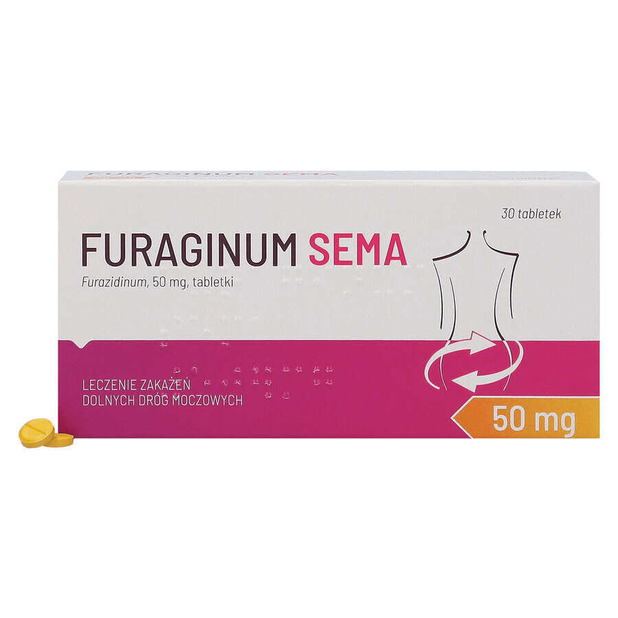 Furaginum SEMA 50 mg, 30 comprimés