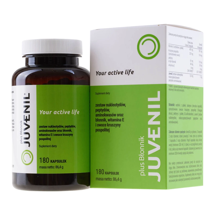 Juvenil Plus Fibre, 180 capsule