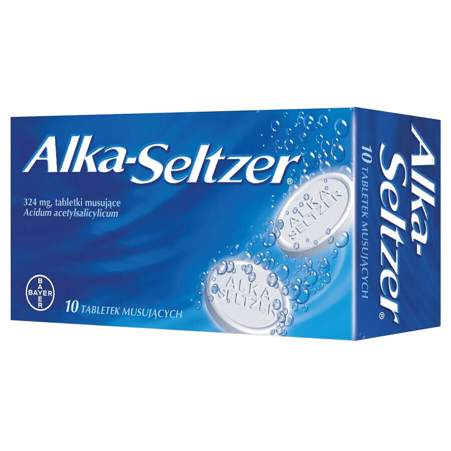 Alka-Seltzer 324 mg, 10 effervescent tablets