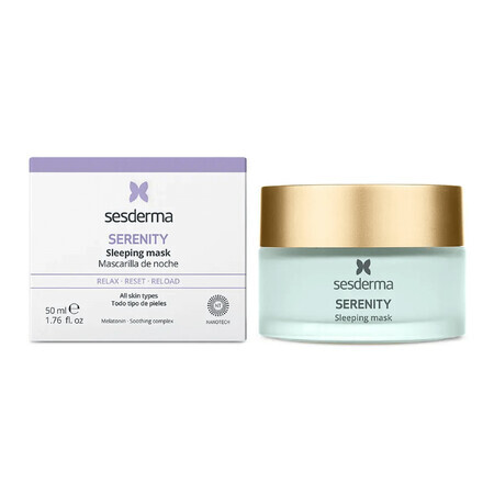 Sesderma Serenity, mascarilla facial de noche, 50 ml