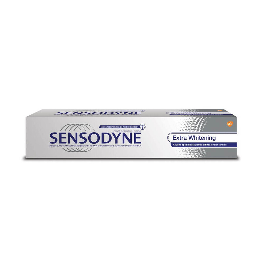 Sensodyne Extra Whitening Toothpaste, 100 ml, Gsk