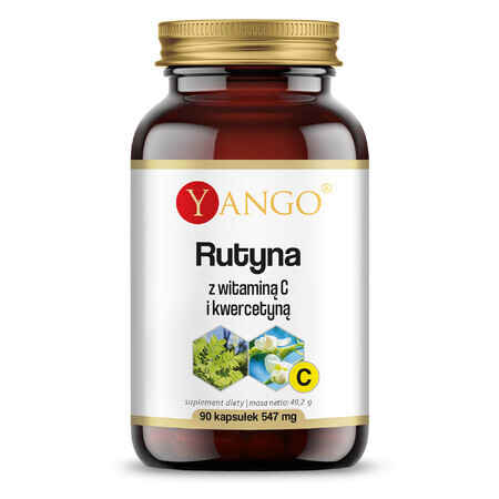 Yango Rutina con vitamina C e quercetina, 90 capsule