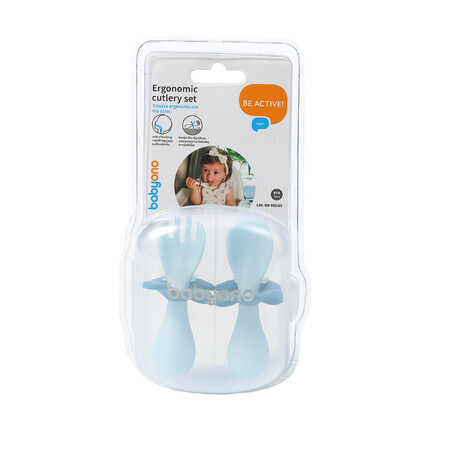 BabyOno, cubiertos ergonómicos para niños, 1 pieza