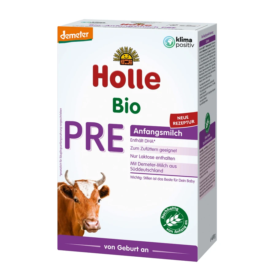 Holle Bio Pre, mleko początkowe, od urodzenia, 400 g: ceny i cechy