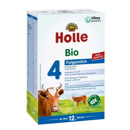 Holle Bio 4, Leche de continuación, a partir de 12 meses, 600 g