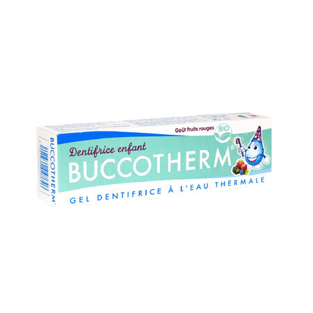 Biologische fluoridevrije tandpasta met rode vruchtensmaak, 50 ml, Buccotherm