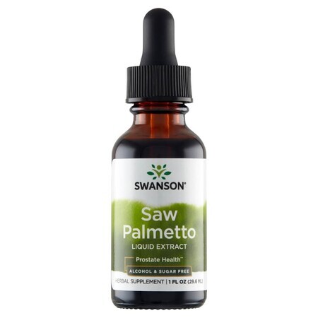 Swanson Saw Palmetto Liquid Extract, sabal palm, 29.6 ml