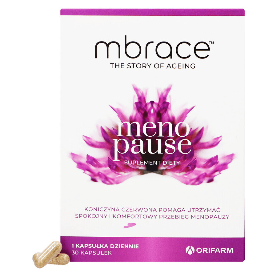 Mbrace Menopauză, 30 capsule