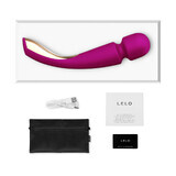 Lelo Smart Wand 2 Medium Deep Rose, masajeador de cuerpo completo, mediano, rosa