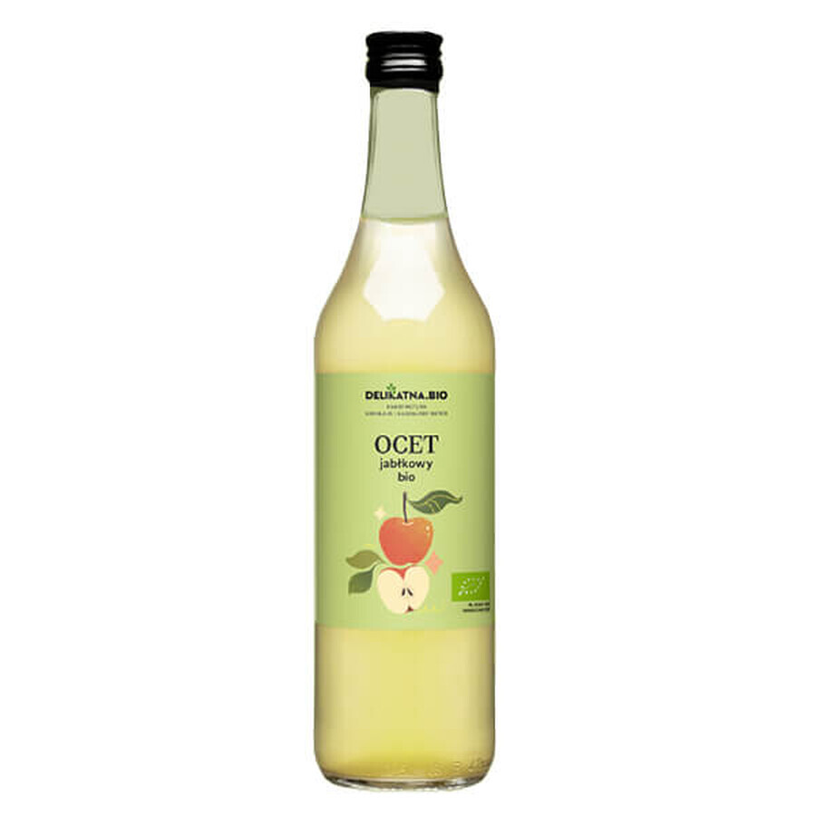 Delicate.bio Vinaigre de cidre de pomme bio, 500 ml