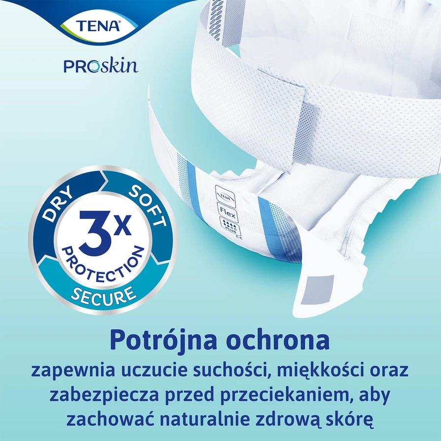 Tena Flex ProSkin, pantalones pañales, talla M, 71-102 cm, Plus, 30 piezas