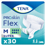 Tena Flex ProSkin, diapers, size M, 71-102 cm, Super, 30 pcs