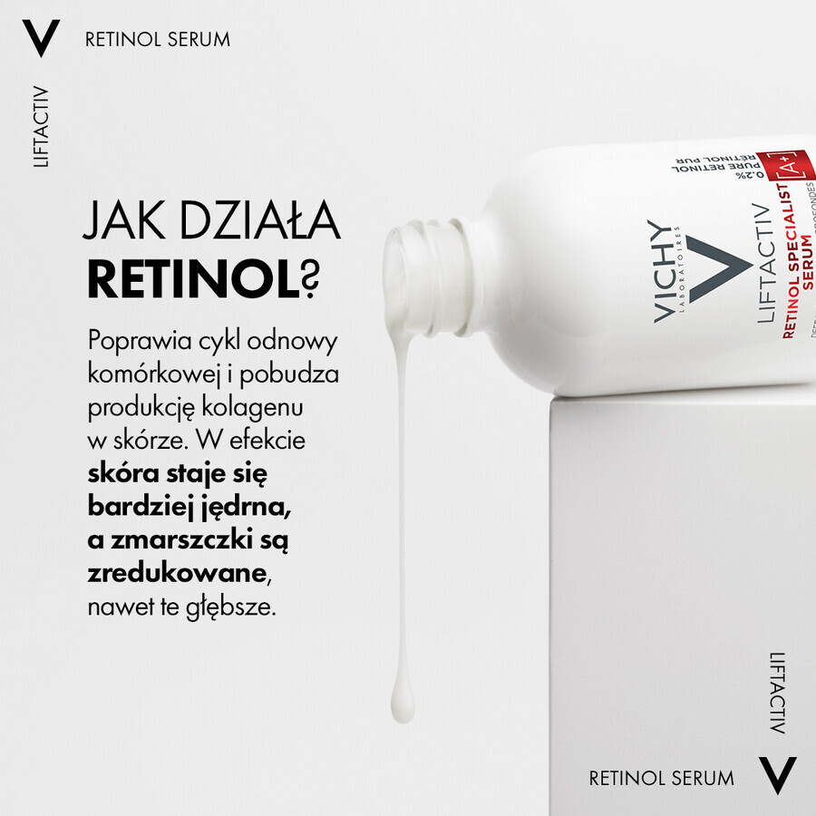 Vichy Liftactiv Retinol Specialist, sérum anti-rides au rétinol, 30 ml