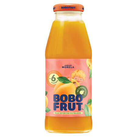 Bobo Frut Fruit nectar, apples, apricots, after 6 months, 300 ml