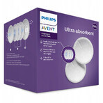 Avent, discos absorbentes, desechables, SCF254/61, día y noche, 60 unidades