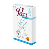 Veera Forte, gambaletti a compressione corta, 1a classe di compressione, dita chiuse, taglia 3, caramello