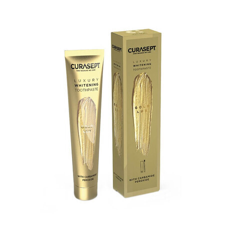 Tandpasta Luxe Whitening Goud, 75 ml, Curasept