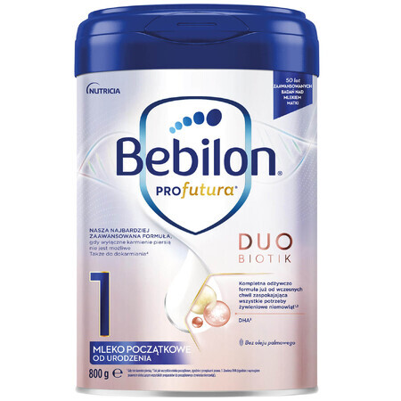 Bebilon Profutura DuoBiotik 1, lait infantile, dès la naissance, 800 g