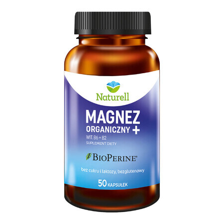 Naturell Organic Magnesium+, 50 gélules