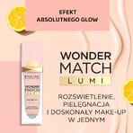 Eveline Cosmetics Wonder Match Lumi, fond de ten iluminator, SPF 20, nr. 05, neutru deschis, 30 ml