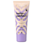 Eveline Cosmetics Better Than Perfect, fondotinta idratante e coprente, n. 03, beige chiaro, 30 ml