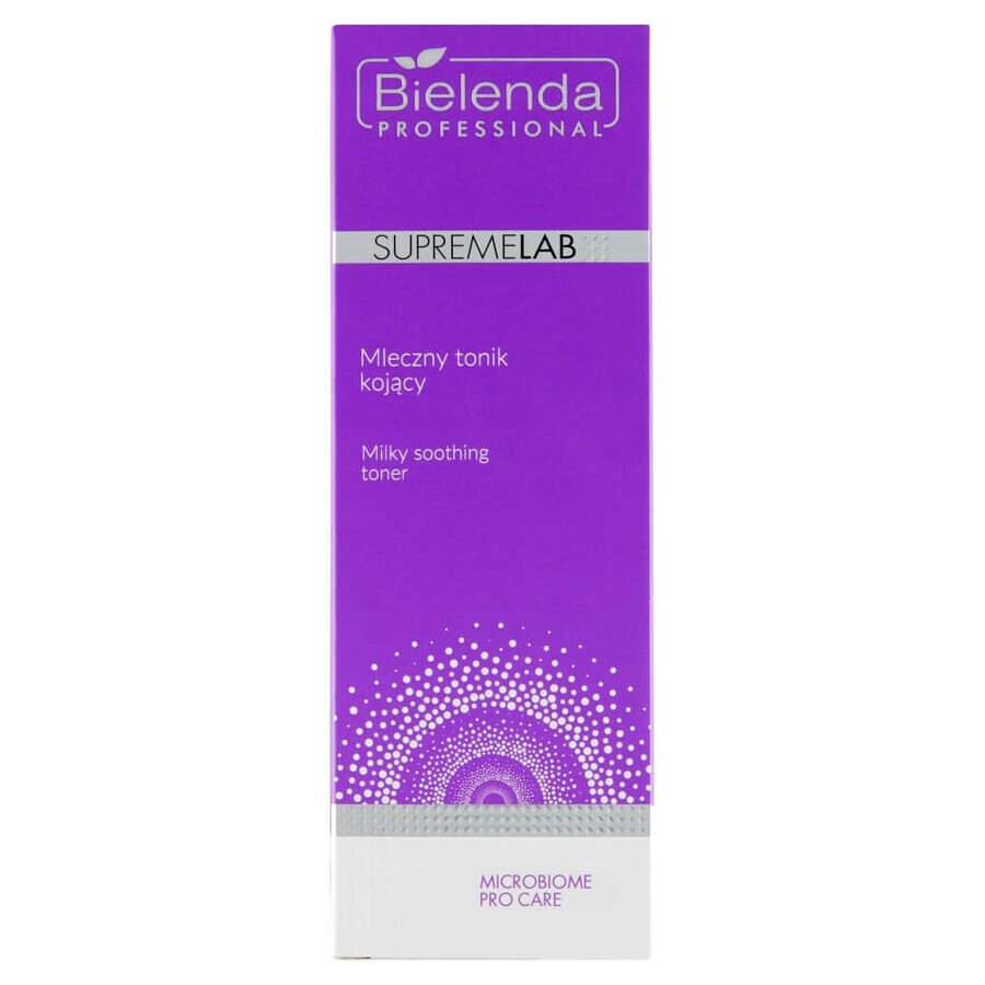 Bielenda Professional SupremeLAB Microbiome Pro Care, tónico calmante con leche microbiótica, 200 ml