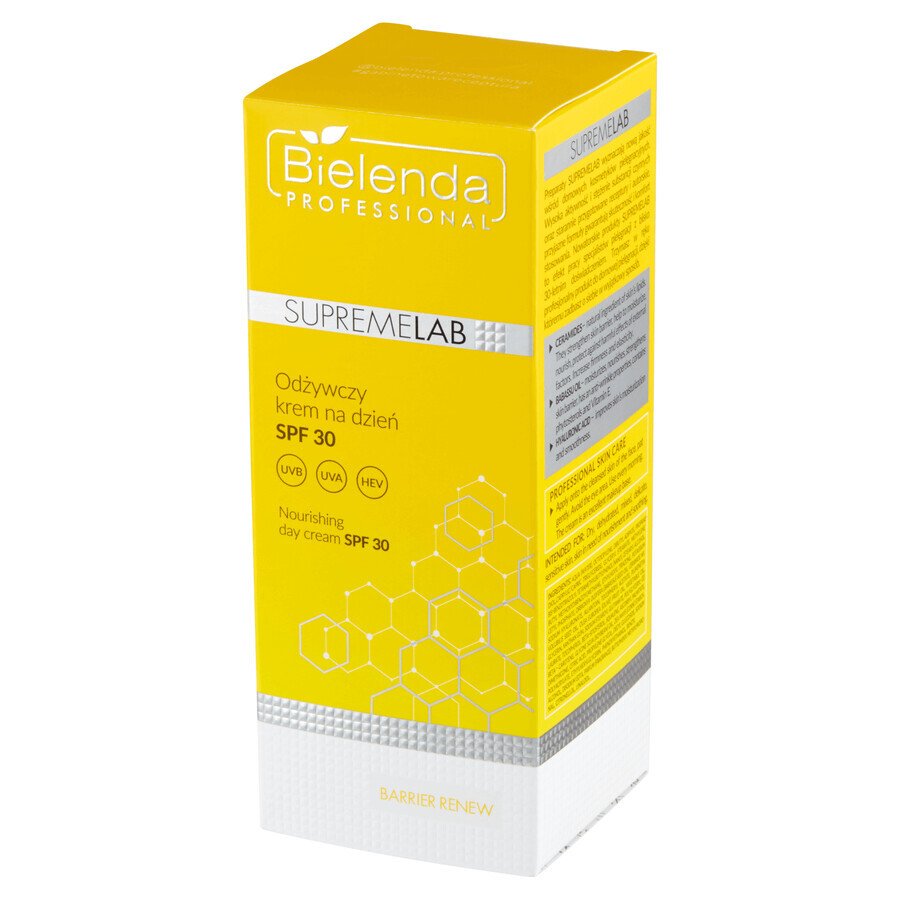 Bielenda Professional SupremeLAB Barrier Renew, crema giorno nutriente SPF 30, 50 ml