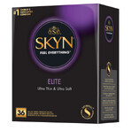 Unimil Skyn Elite, preservativos sin látex, ultrafinos, 36 unidades