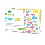 Naturell Omega-3 Baby, voor zuigelingen vanaf 6 maanden, 40 draaibare capsules