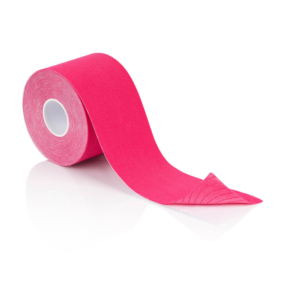 4yourhealth Kinesio Tape, cinta de kinesiología, rosa, 5 cm x 5 m