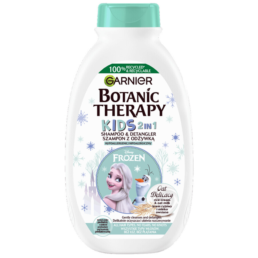 Garnier Botanic Therapy Kids, Champú y acondicionador 2 en 1 para niños, Frozen, 250 ml