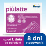 Humana Piulatte, para mujeres en periodo de lactancia, 5 g x 8 sobres