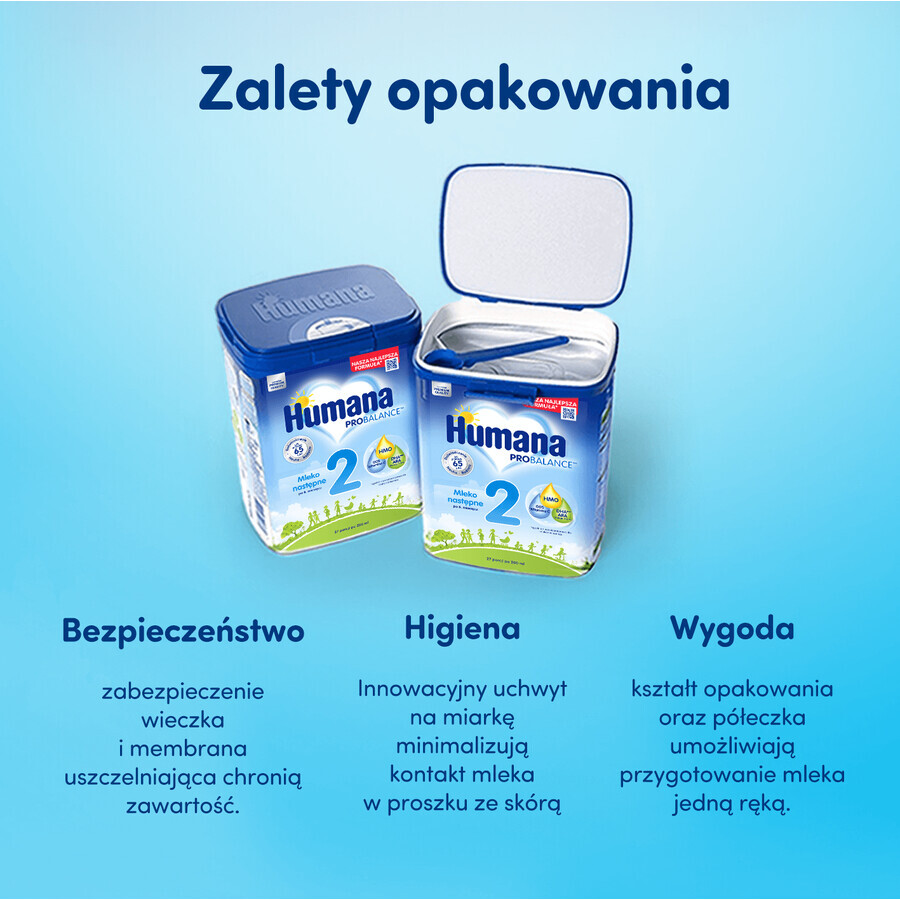 Humana ProBalance 2, leche de seguimiento, después de 6 meses, 750 g