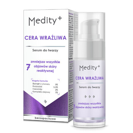 Ava Medity+ Piel Sensible, suero facial, 30 ml