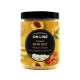 On Line, sal de baño espumosa, Nectarina y Jazmín, 1200 g