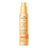 Nuxe Sun, loción protectora solar para rostro y cuerpo, spray, SPF 30, 150 ml