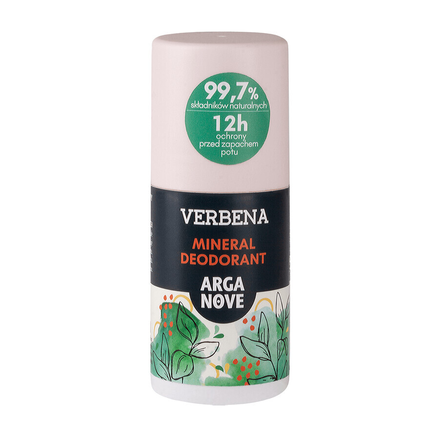 Arganove, deodorant mineral alum, verbena, roll-on, 50 ml