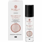 BasicLab Aminis, active stimulating night cream for face, neck and décolletage, with amino acids 5%, reconstruction and firming, 50 ml