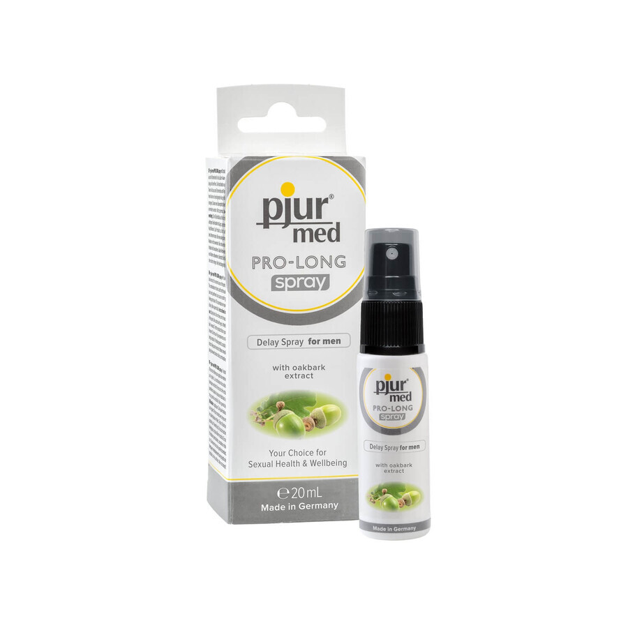 Pjur Med Pro-long spray, un medio para prolongar las relaciones sexuales en spray, 20 ml