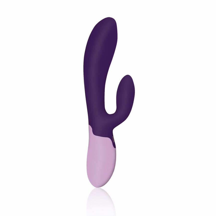 Rianne S Essentials Xena Rabbit Vibrator Deep Purple Heated Vibrator Massager for Bunnies Purple 1pc