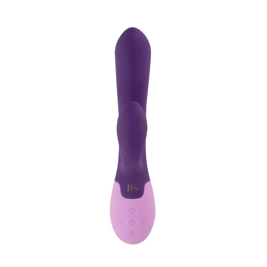 Rianne S Essentials Xena Rabbit Vibrator Deep Purple Heated Vibrator Massager for Bunnies Purple 1pc