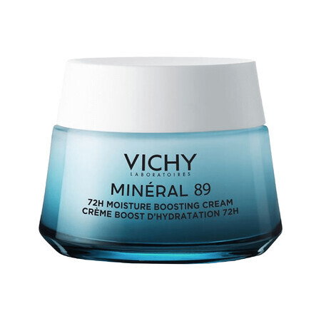 Vichy Mineral 89, leichte feuchtigkeitsspendende und revitalisierende Creme, 72h, 50 ml