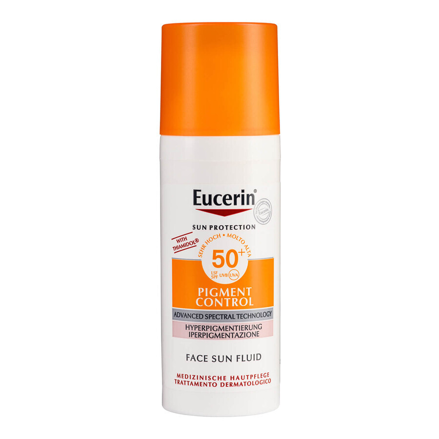 Eucerin Sun Pigment Control, fluido protector contra decoloraciones, SPF 50+, 50 ml