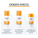 Eucerin Sun Oil Control, gel-crema protectora ultraligera para pieles con imperfecciones, SPF 50+, 50 ml