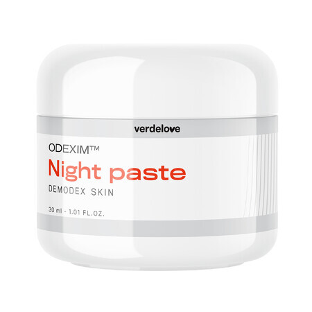 Odexim Night Paste, pasta contra demodex, para la noche, 30 ml