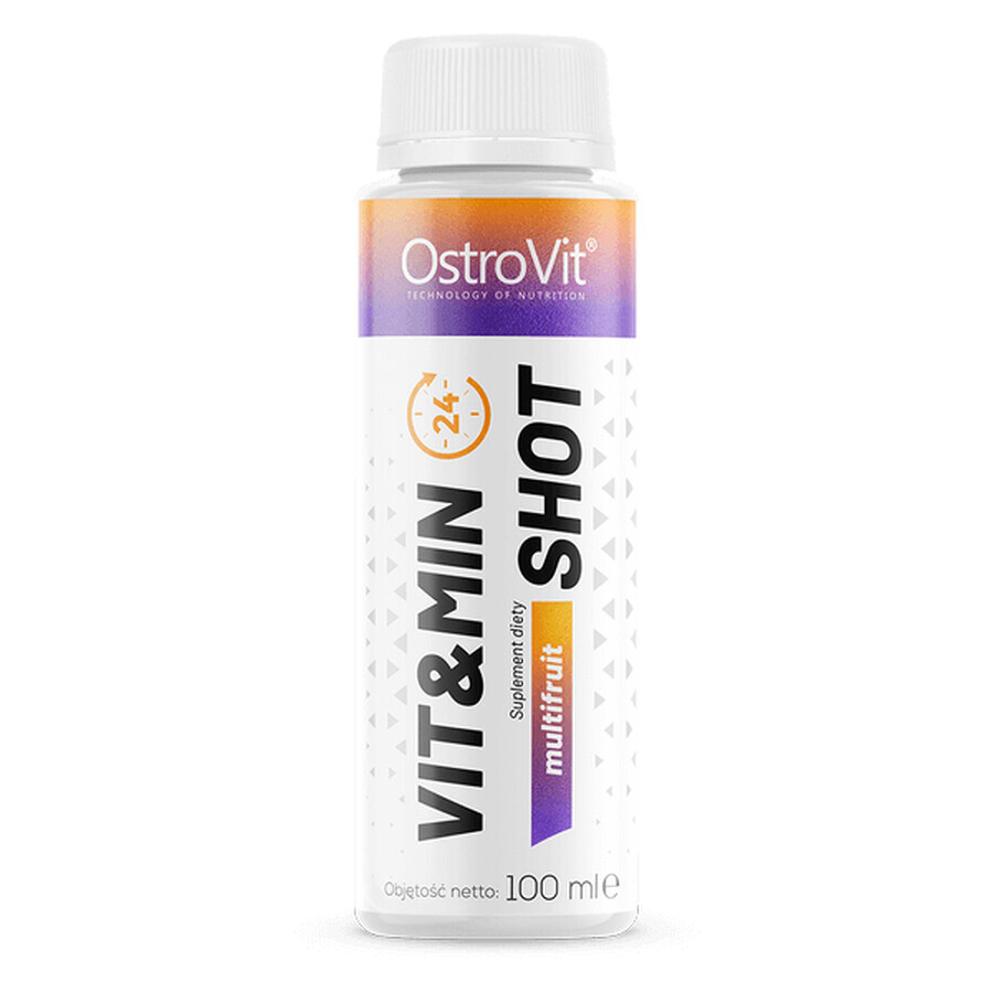 OstroVit Vit&Min Shot, sabor multifrutas, 100 ml