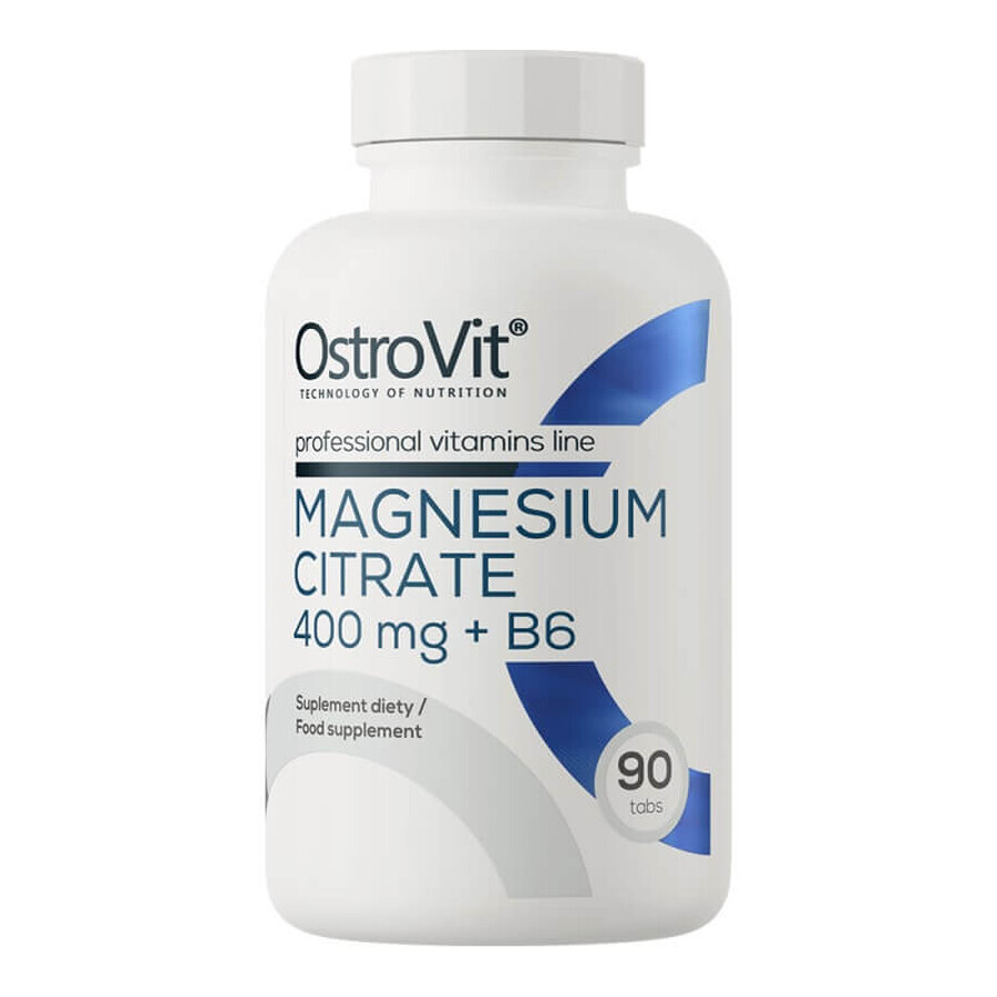 OstroVit Magnesium Citrate 400 mg + B6, 90 tablets