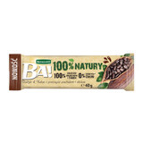 Bakalland BA! 100% Nature Barrita de frutas, dátiles y cacao con cacahuetes tostados y cereales, sin azúcares añadidos, 40 g