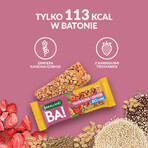 Bakaland BA! Cereal bar, strawberries and quinoa, no added sugar, 30 g